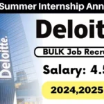 Deloitte Summer Internship 2024 | Deloitte Internship 2024 2025 Batch Deloitte Summer Internship 2024