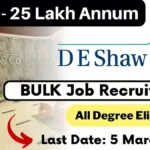 Deshaw Off Campus Drive 2024 | De Shaw Associate hiring 2024 Deshaw Off Campus Drive 2024