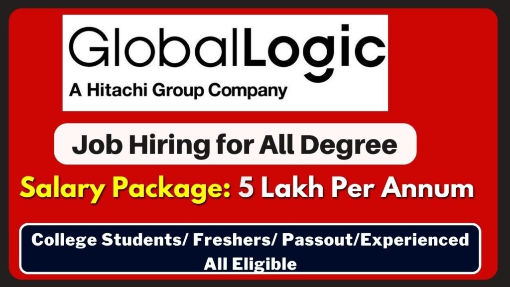 Global Logic Recruitment 2024 | Global logic associate analyst Hiring ...