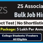 ZS Associates Recruitment 2024 | ZS Associates off campus drive 2024 ZS Associates Recruitment 2024