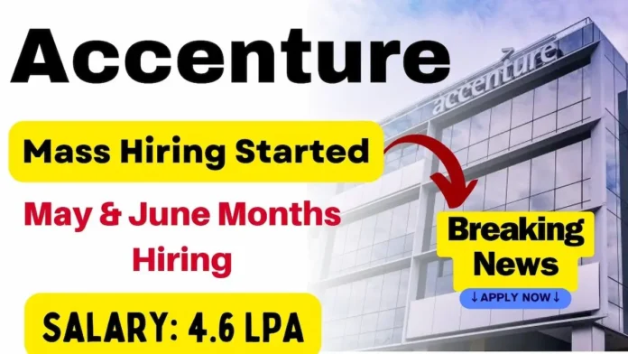 Accenture System and Application Services Associate Hiring 2024