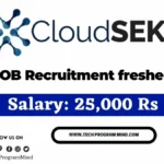 Cloudsek Recruitment 2024 – SDE Backend Internship for freshers Cloudsek Recruitment 2024