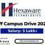 Hexaware Recruitment 2024 – Hexaware trainee role hiring process Hexaware Recruitment 2024