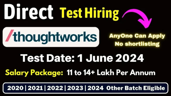 Thoughtworks hiring challenge 2024