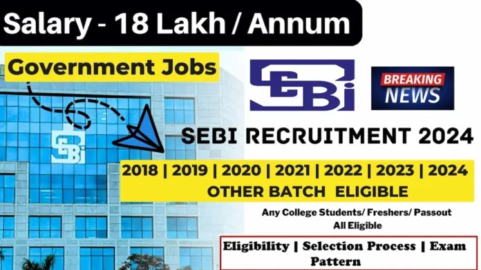 SEBI Recruitment 2024 for Assistant Manager