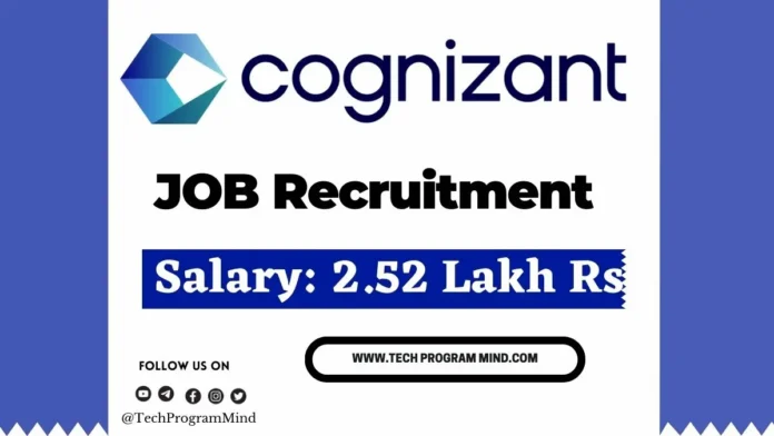 Cognizant Graduate Trainee Hiring 2024