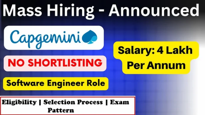 Capgemini Recruitment 2024