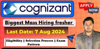 Cognizant Recruitment 2024 – IT Programmer Trainee Role Cognizant Recruitment 2024