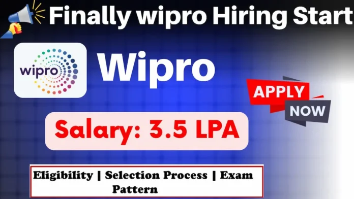 Wipro Elite Exclusive Hiring 2024