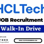 HCLTech walk-in drive 2024 | HCL Graduate Trainee Hiring 2024 HCLTech walk-in drive 2024