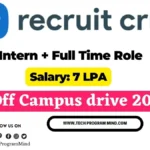 Recruit CRM Hiring 2025 | Recruit CRM Intern Data Analyst Hiring Recruit CRM Hiring 2025