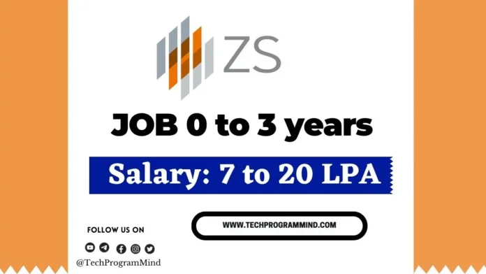 ZS Associates Hiring 2024