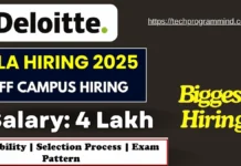 Deloitte NLA Hiring 2025 – Deloitte National level assessment 2025 Deloitte NLA Hiring 2025