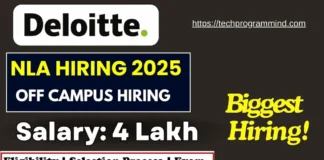Deloitte NLA Hiring 2025 – Deloitte National level assessment 2025 Deloitte NLA Hiring 2025