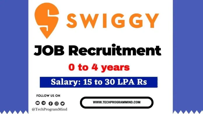 Swiggy Jobs Hiring 2024