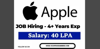 Apple Recruitment 2024 | Apple Full Stack Engineer Hiring Apple Recruitment 2024