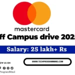 Mastercard off campus drive 2025 – Software Engineer Jobs Mastercard off campus drive 2025