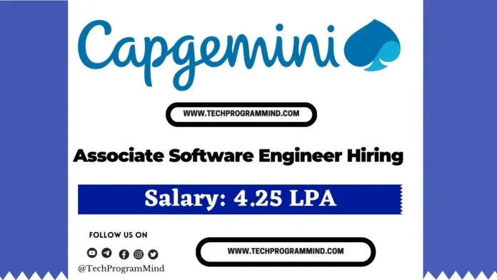 Capgemini Associate Software Engineer Hiring 2025