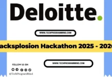 Deloitte Hacksplosion Hackathon 2025 Deloitte Hacksplosion Hackathon 2025