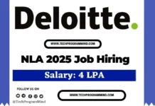 Deloitte NLA Engineering Hiring 2025 Deloitte NLA Engineering Hiring 2025