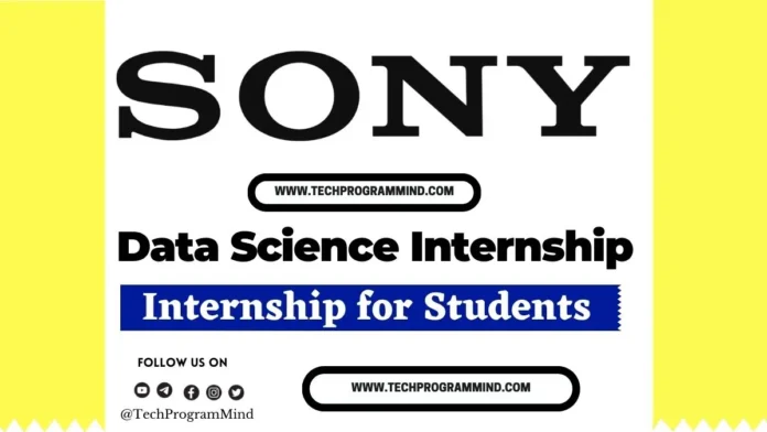 Sony Data Science Internship