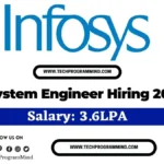 Infosys System Engineer Hiring 2025 – Infosys off campus drive 2025 Infosys System Engineer Hiring 2025