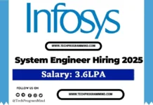 Infosys System Engineer Hiring 2025 – Infosys off campus drive 2025 Infosys System Engineer Hiring 2025