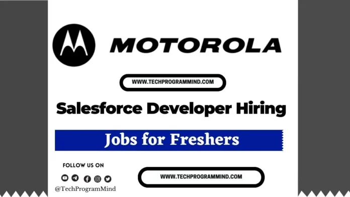 Motorola Solutions Salesforce Developer Internship 2025