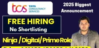 TCS Free NQT 2025 Hiring | How to apply for tcs nqt 2025 TCS Free NQT 2025 Hiring