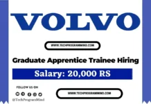 Volvo Jobs for freshers | Volvo Graduate Apprentice Trainee Hiring 2026 Volvo Jobs for freshers