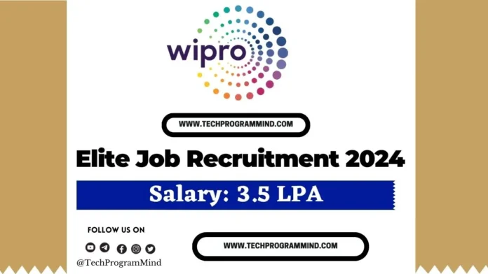 Wipro Elite Off Campus 2024 Hiring