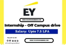EY Off Campus Internship 2026 | Ernst and Young Internship 2026-2027 EY Off Campus Internship 2026