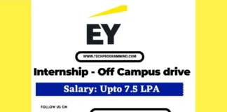 EY Internships 2025 Hiring | Internship in EY India EY Internships 2025 Hiring