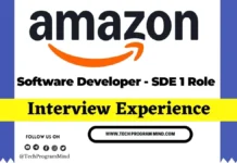 Amazon SDE Interview Experience Off Campus Amazon SDE Interview Experience Off Campus