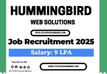 Hummingbird Software Developer Hiring 2026 Hummingbird Software Developer Hiring 2025