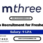 Mthree Company Recruitment 2025 | Mthree Gradate Recruitment Program Mthree Company Recruitment 2025
