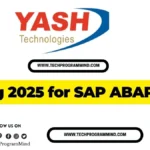 Yash Technologies Job Hiring 2025 for SAP ABAP Job Yash Technologies Job Hiring 2025 for SAP ABAP Job