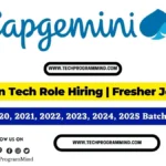 Capgemini Off Campus Hiring 2025 : International Voice Process Capgemini Off Campus Hiring 2025