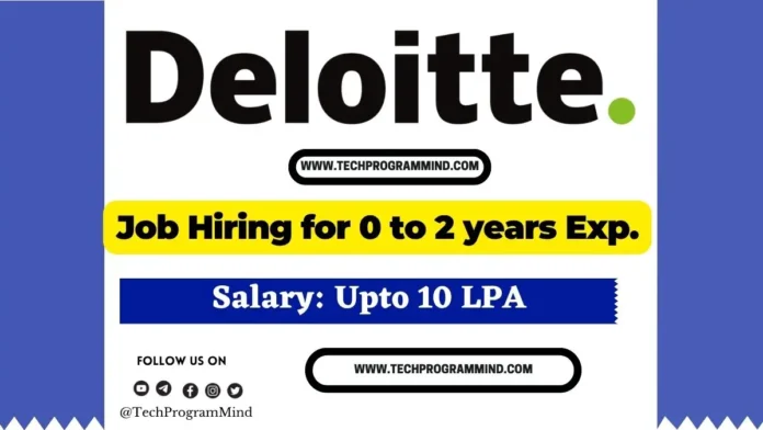 Deloitte Analytics Recruitment 2025