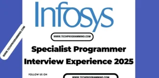 Infosys Specialist Programmer Interview Experience 2025 Infosys Specialist Programmer Interview Experience 2025