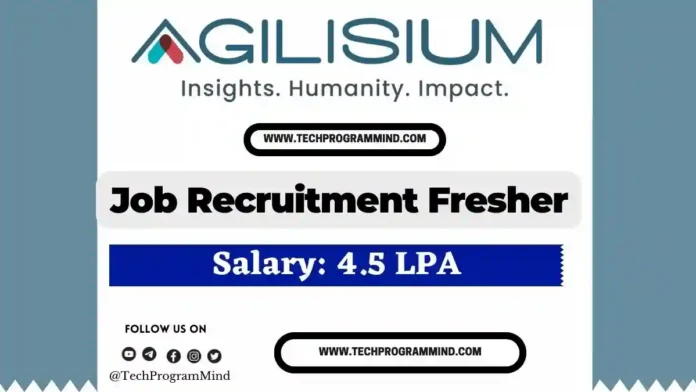 Agilisium Consulting Hiring 2025 Batch