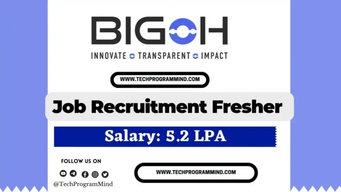 Big Oh Tech Company Recruitment 2025 2026 Batch
