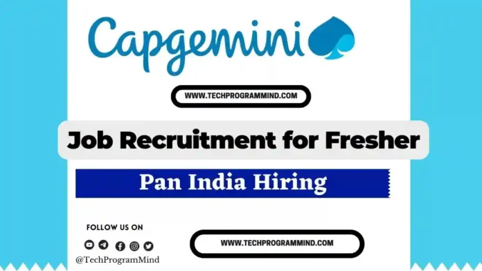 Capgemini Recruitment 2025-2026 for Software Engineer Capgemini Recruitment 2025-2026 for Software Engineer