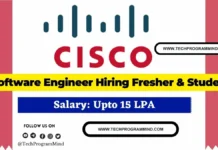Cisco Off Campus Drive 2027 | Code with Cisco Hiring 2027 Cisco Off Campus Drive 2027