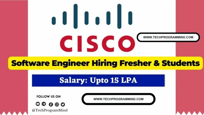 Cisco Recruitment 2025 2026 Batch