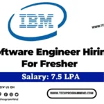 IBM Software Engineer Intern Hiring 2026 IBM Software Engineer Intern Hiring 2026
