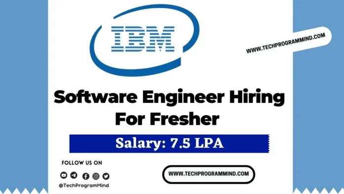 IBM Software Engineer Intern Hiring 2026