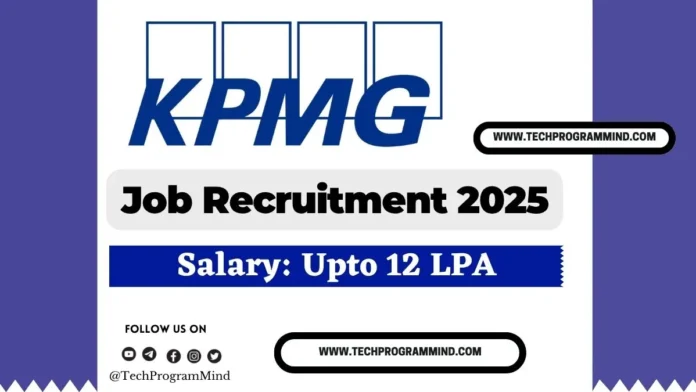 KPMG Job Openings For Associate Consultant