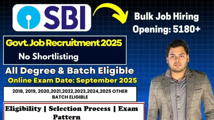 SBI Junior Associate Recruitment 2025