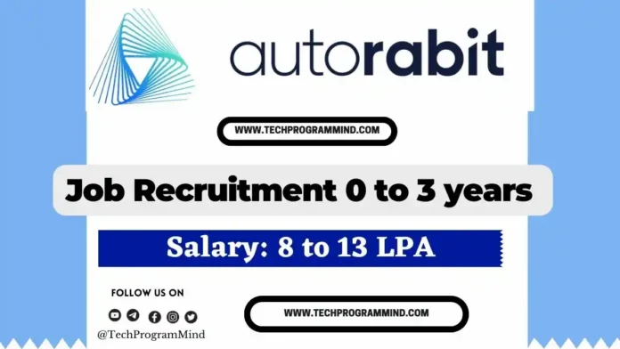Autorabit Hiring 2025 for Software Engineer